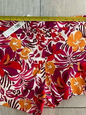 Trina Turk Pink, Red & Orange Floral Shorts